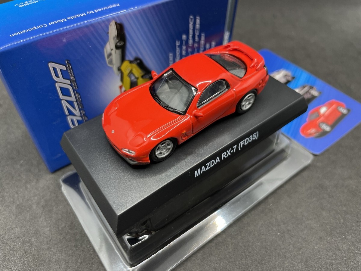 Kyosho 1/64 Mazda collection RX-7 (FD3S) Red Diecast car