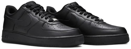 Nike Air Force 1 07 Triple Black Sneakers Shoes CW2288-001 Mens Size US 11