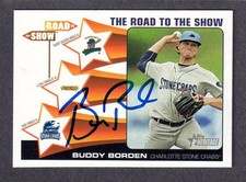 2015 HERITAGE RTTS 9  Buddy Borden  TAMPA BAY RAYS  SIGNED AUTOGRAPH AUTO COA