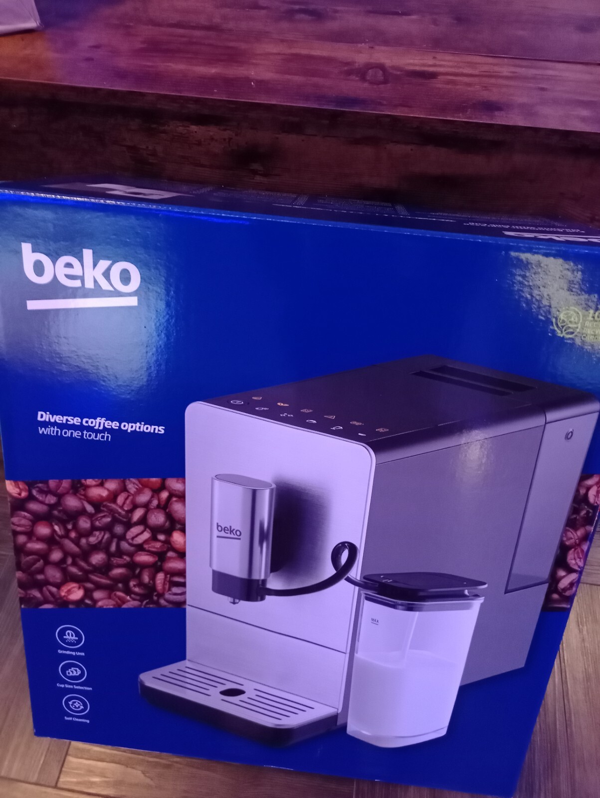 Beko Fully Automatic Bean To Cup Espresso Machine With Milk Cup, Brand