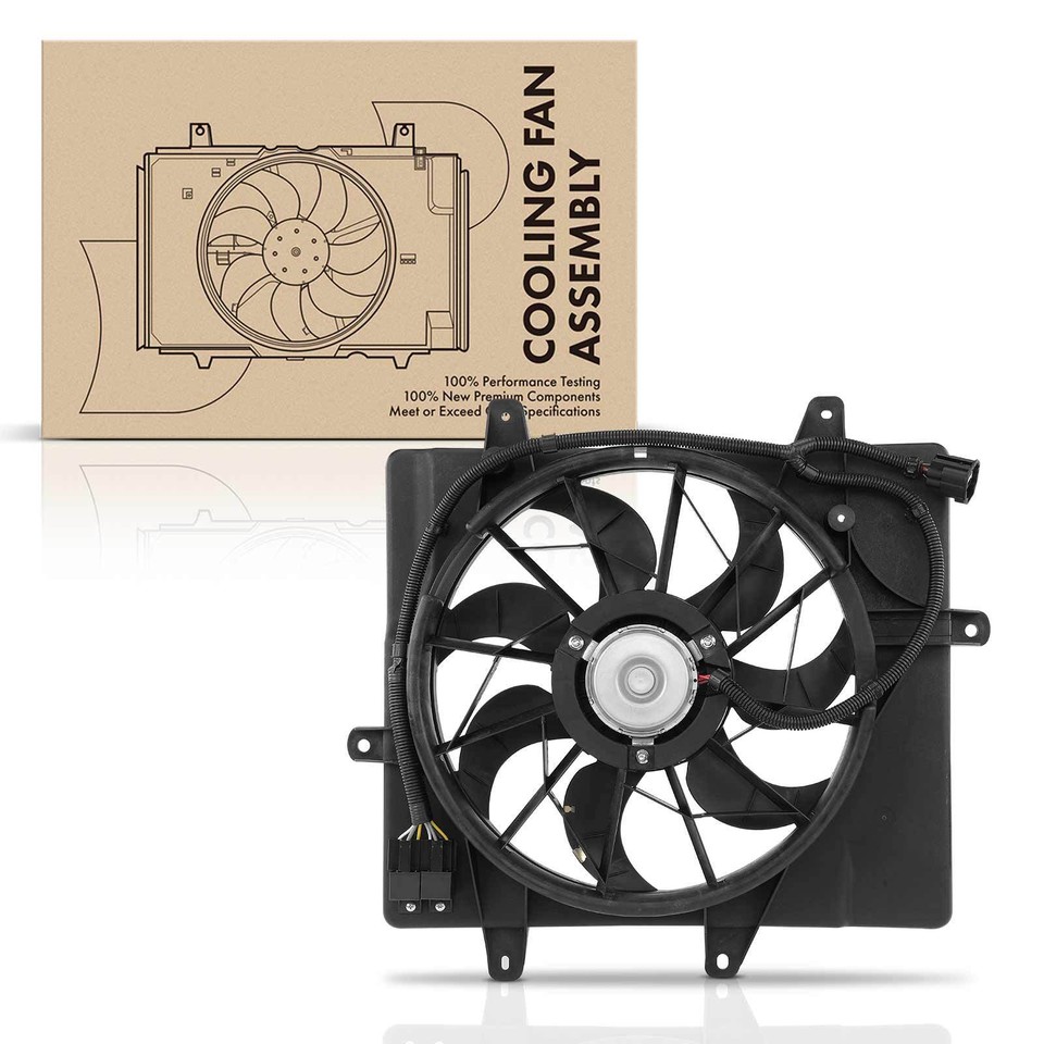 Engine Radiator Cooling Fan Assembly W Shroud For Chrysler Pt Cruiser 