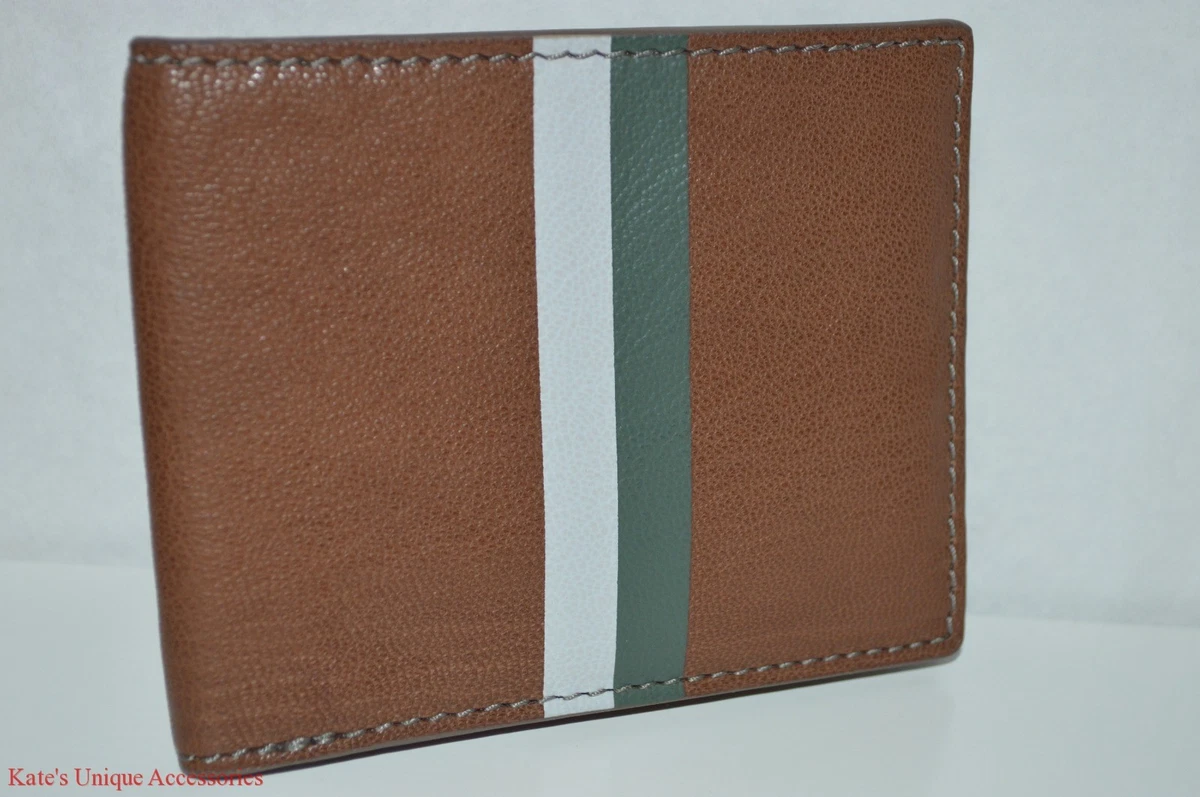 45 Fossil Brand Genuine Leather Jet Bifold Med Brown Men s Wallet Valentine