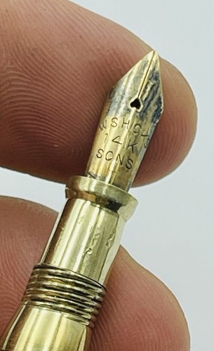 Cartier Antique 14k Yellow Gold Fountain Pen - 第 11/12 張圖片