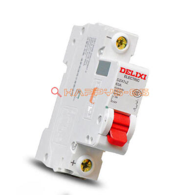 1PCS Delixi DZ47sZ Serie Air-Switch Schutzschalter 1P 63A Neu
