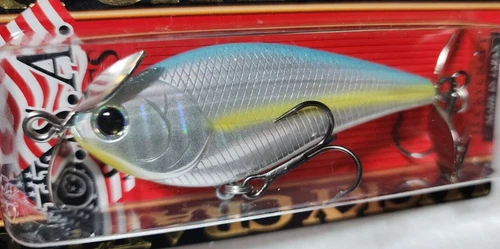 Lucky Craft KJ Kelly Prop Super Glow OB Sexy Smelt Shad Dual Propeller Topwater