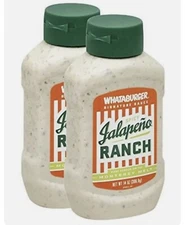 Two X2 Whataburger  JALAPEÑO RANCH H-E-B Stores Texas - Monterey Melt  
