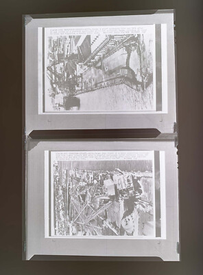 1983 Sea of Japan Earthquake Akita Aftermath Press Photo Negatives X 4
