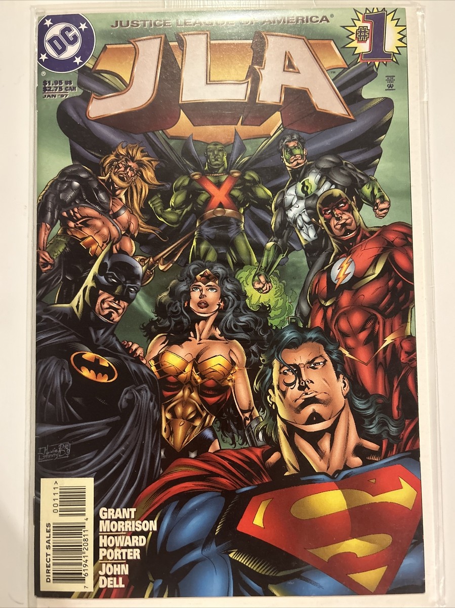 JLA #1 - GRANT MORRISON Justice League America - Superman, Wonder
