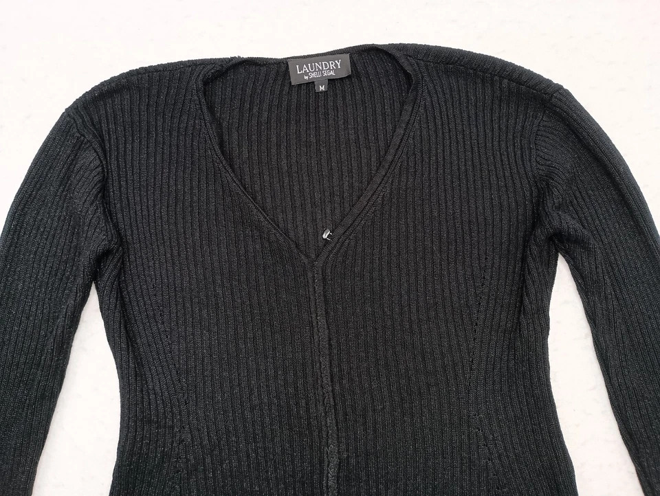 Laundry By Shelli Segal кардиган свитер женщин средний жакет толстовка черный - Изображение 4 из 4