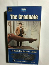 THE GRADUATE DUSTIN HOFFMAN, ANNE BANCROFT VHS 1987 EMBASSY PICTURES