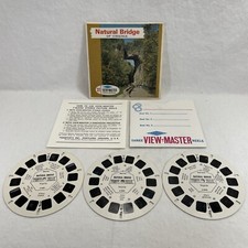 Vintage SAWYER'S VIEW MASTER A 828 - Natural Bridge of Virgina 3 Reels Packet