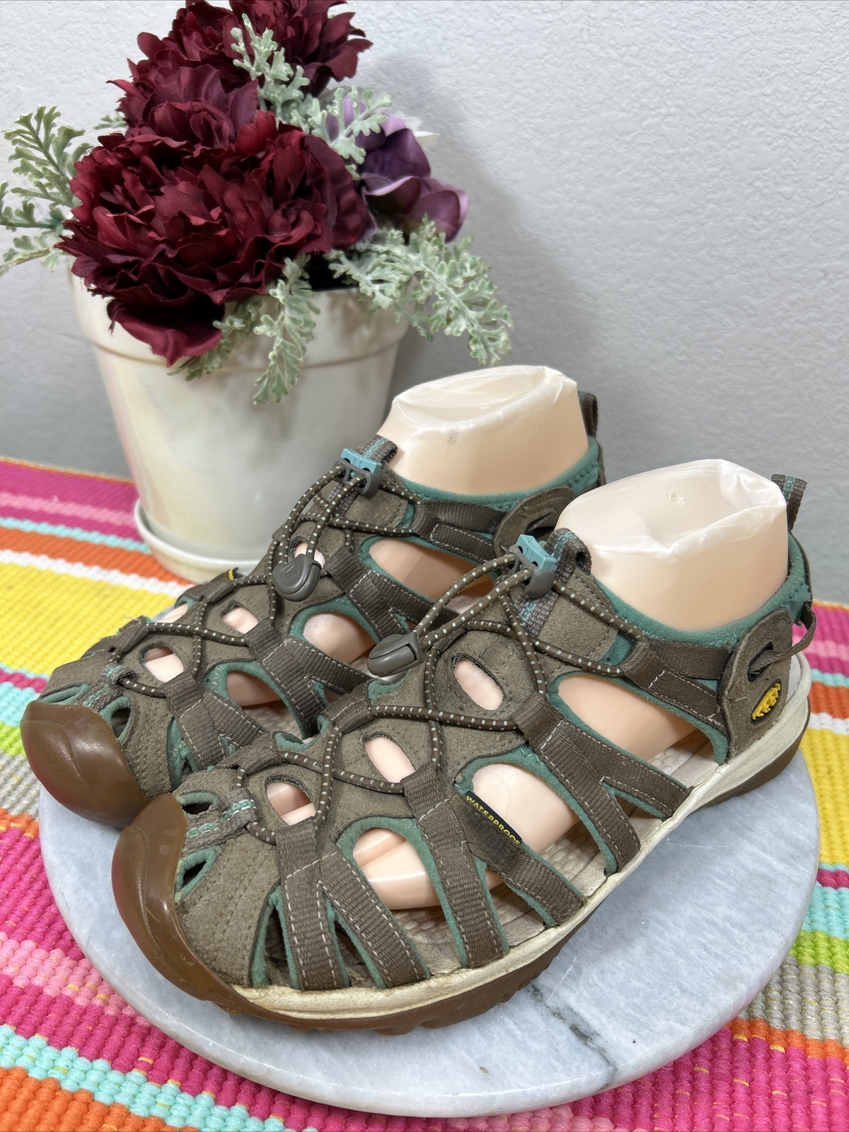 Sandali Keen Whisper Cinturino Letto Anatomico Impermeabili Sport Donna EU 40 US 9 5