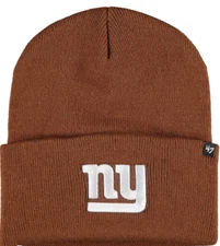New York Giants Carhartt Brown NFL BEANIE - Adult One Size - NWT