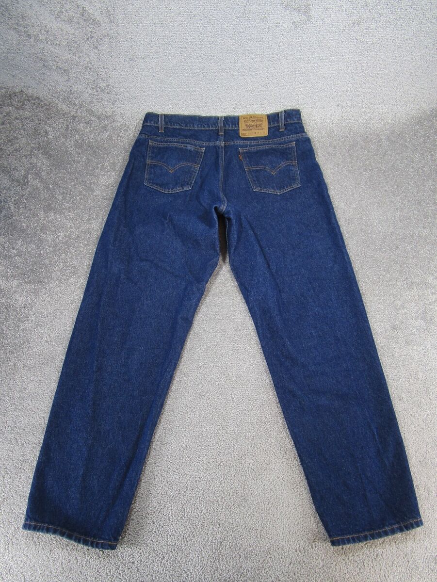 Vintage Levis 550 Jeans Mens 38 Dark Wash Denim Relaxed Fit Vintage Levis 550 Jeans Mens 38 Dark Wash Denim Relaxed Fit
