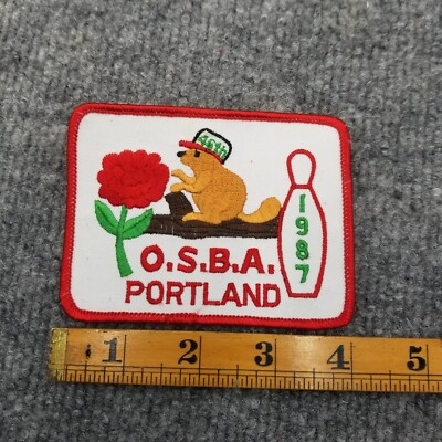 OSBA Portland Bowling Beaver Patch