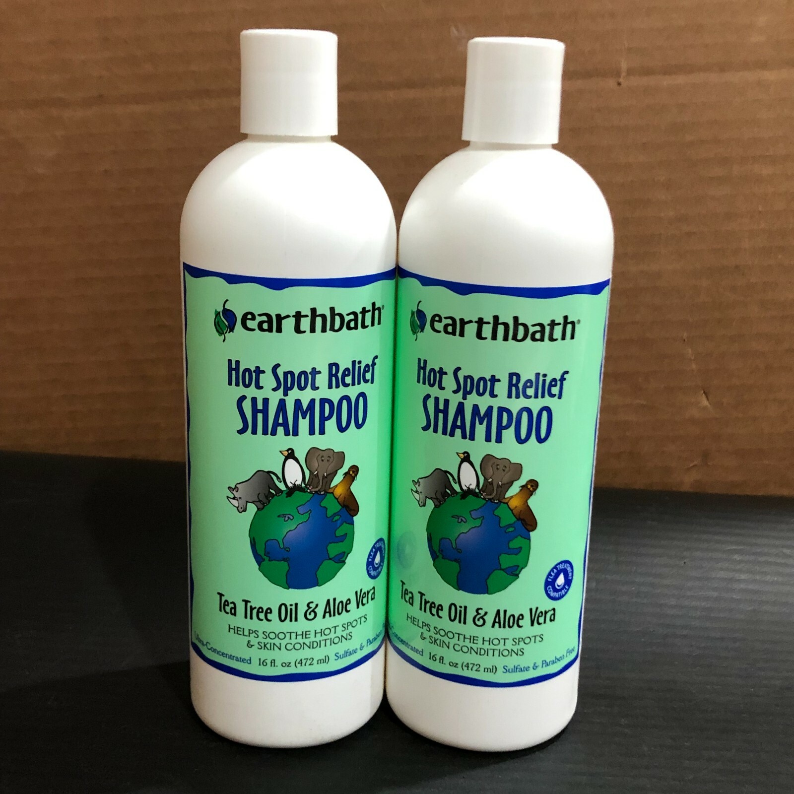 (2 PK) EARTHBATH HOT SPOT RELIEF, TEA TREE OIL & ALOE VERA 16 OZ EACH, FREE SHIP