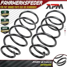 2x Federn Fahrwerksfeder Hinten für Fiat Grande Punto Evo 199 Schrägheck