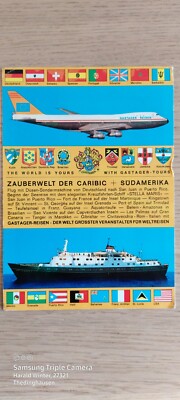 Postkarte Passagierschiff Stella Maris 08.03.1977 gel_