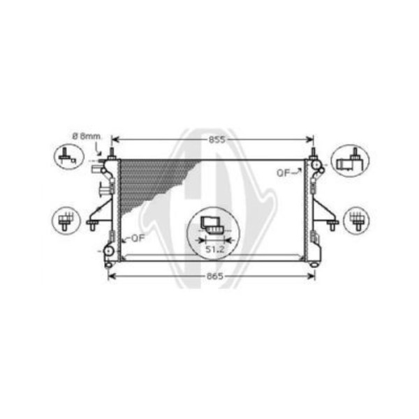 Diederichs KüHler WasserküHler MotorküHler Aluminium FüR Fiat Ducato Kasten-image