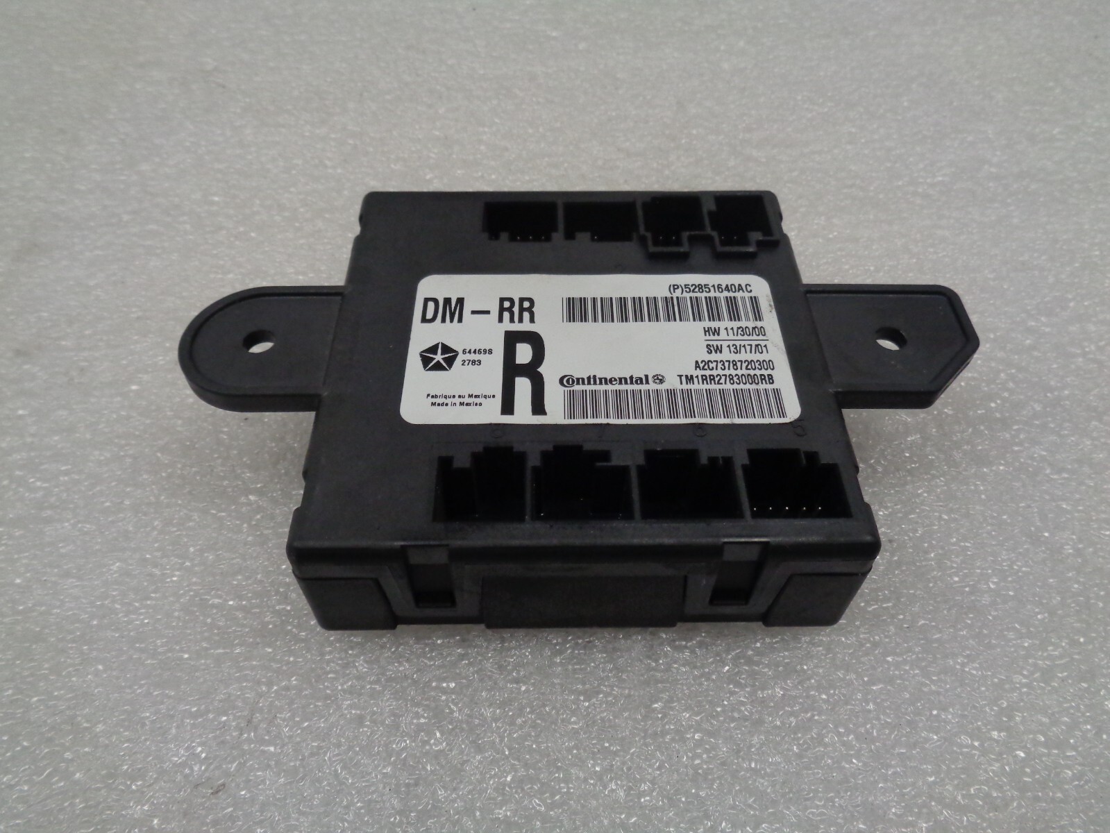 14-17 Maserati Ghibli Rear Right Passenger Door Control Module OEM AK2308280