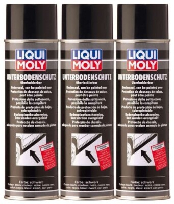 Liqui Moly 6113 Unterbodenschutz schwarz 3x500 ml Korrosionsschutz