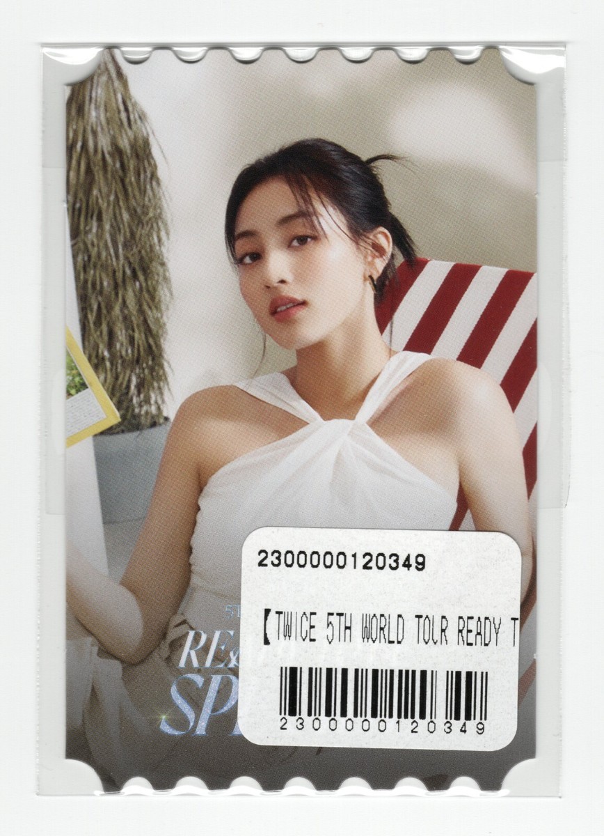 Twice Jihyo Ticket Photocard | Ready To Be Special Online Lottery