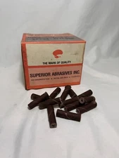 (100 pack) Cartridge Rolls (Straight) 1/4"x1-1/2"x1/8"hole 240 grit