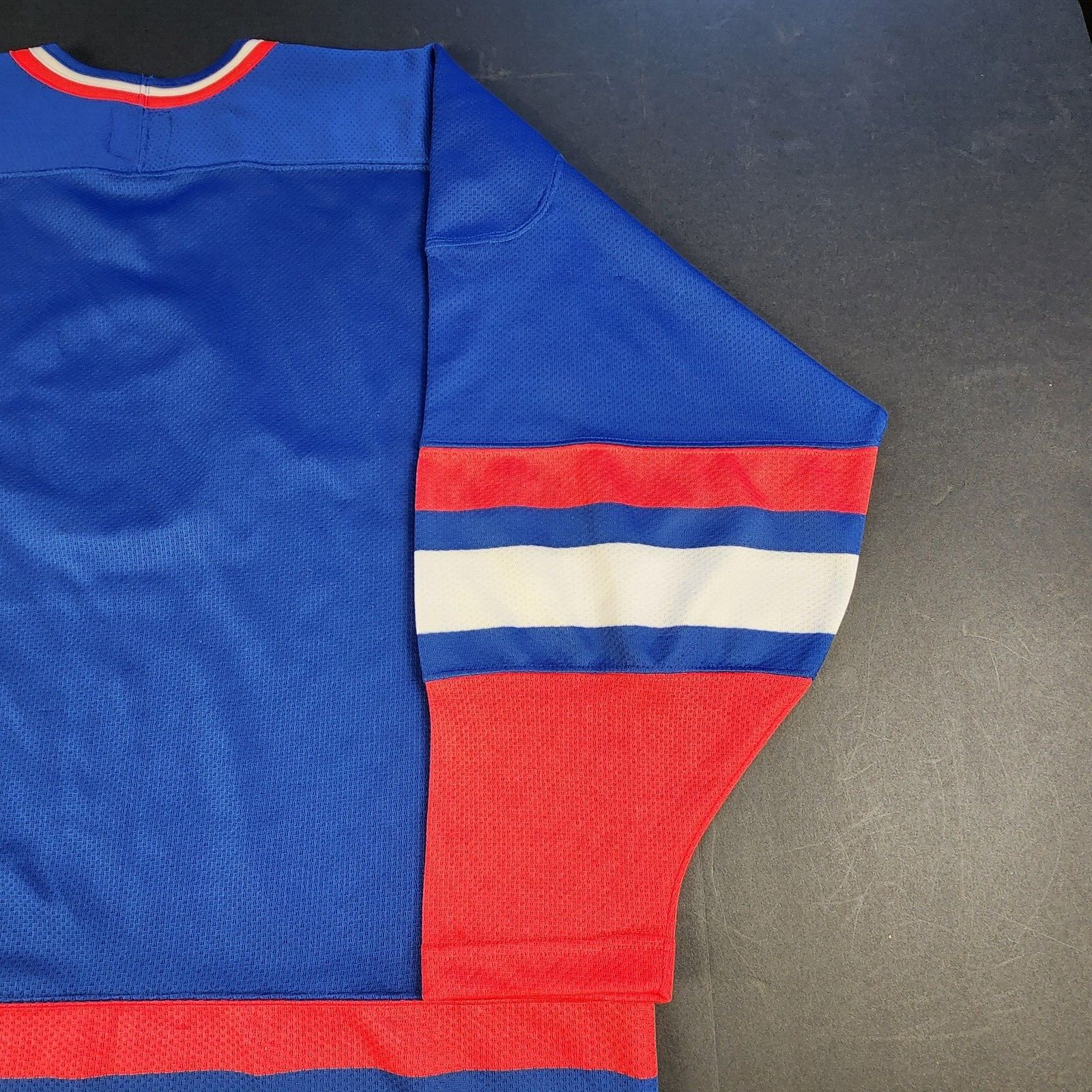 Planet Hollywood New York Hockey NHL Jersey 1991 Sewn Large VG