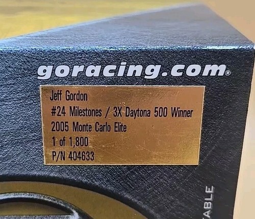 2005 Jeff Gordon Milestones 3X Daytona 500 winner Elite 1/24 1 of 1800 - Picture 6 of 7