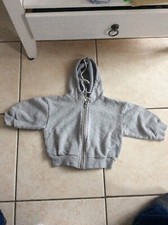 Sweat Gilet Gris 2 Ans