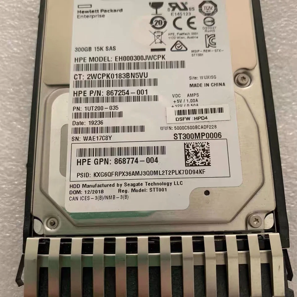 HP 785099-B21 785407-001 300GB 2.5" 15K RPM 12G SFF SAS Hard Drive HDD - Image 3 of 4