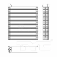 TYC A/C Evaporator Core 97196 27281JM01A for Nissan