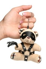 BDSM TEDDY BEAR KEYCHAIN MASTER SERIES BONDAGE BEAR GAG GIFT NOVELTY ITEM