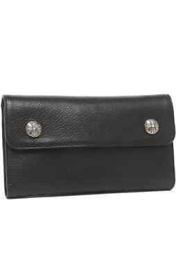 Chrome Hearts Wave Heavy Leather Long Wallet Brand New | eBay Chrome Hearts Wave Heavy Leather Long Wallet Brand New | eBay
