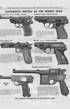 WW2 Picture Photo German automatic pistols 5960