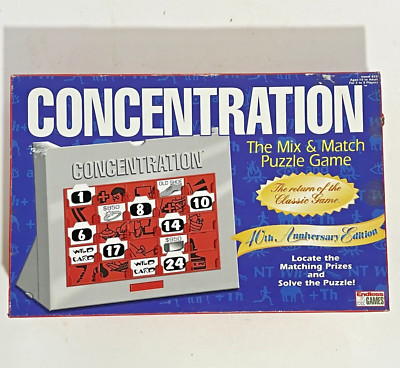 2002 Concentration Game by Endless Games Complete Great Condition