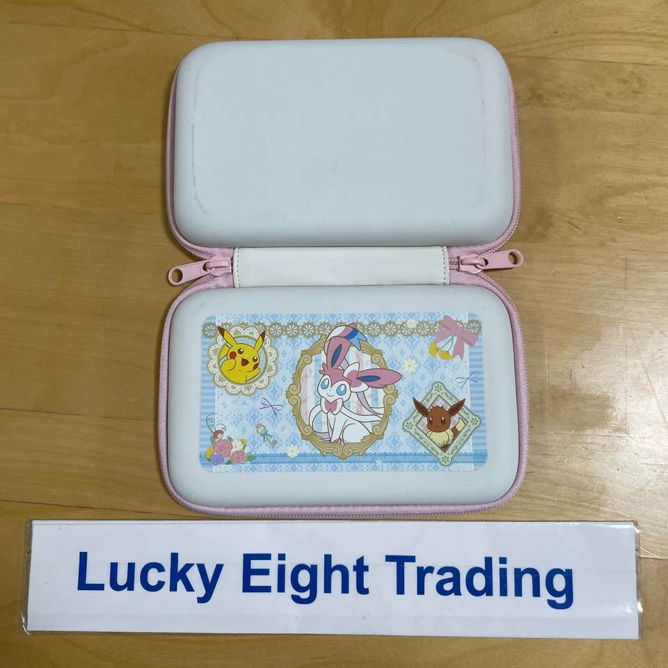 Pokemon Center Sylveon Pikachu Eevee Hard Carrying Case for Nintendo 3DS XL LL - Image 2 of 4