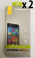 2 X NEW PUREGEAR EXTREME IMPACT SCREEN PROTECTOR FOR iPHONE X/XS