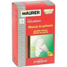 Stucco in Polvere 5 Kg Maurer per attaccare rosoni, cornici, piastrelle, etc.