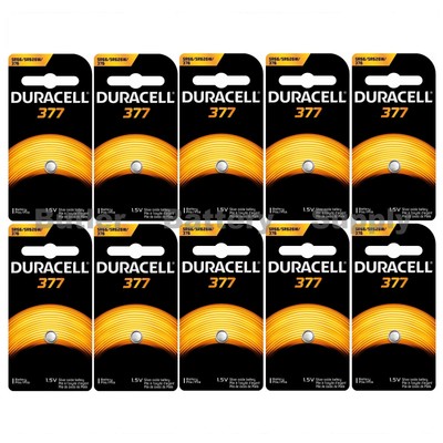 Pile Bouton Duracell SR626SW / 377 - 1,5V Oxyde D'argent - Pour Montres Et Petits Appareils