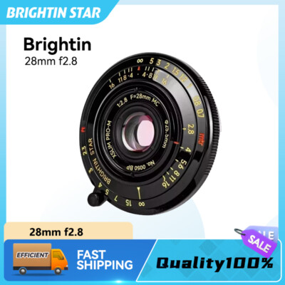 USA Brightin Star 28mm F2.8 Full Frame Lens Leica M M3 M6 M9 USA Brightin Star 28mm F2.8 Full Frame Lens Leica M M3 M6 M9