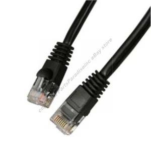 Lot10 4ft RJ45Cat5e Câble/Cord Ethernet $SH DISC{BLACK{F