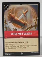 Peter Pan's Dagger - Rise of the Floodborn - LORCANA - 135/204 singles