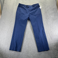 Tommy Hilfiger Pant Mens 38X30 Blue Wool Dress Straight Stretch Preppy Formal