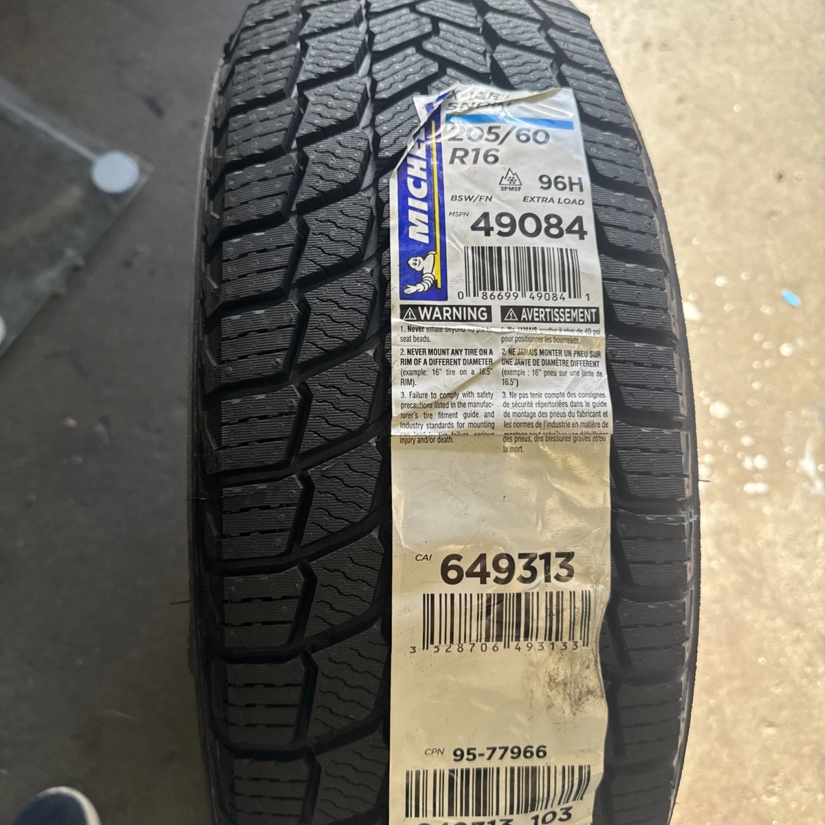 Michelin 205/60/16 Winter Tires for sale | eBay