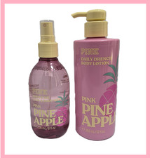 Victoria's Secret PINK Pink Pineapple Lotion with Hair Body Mist 2 Piece Set
