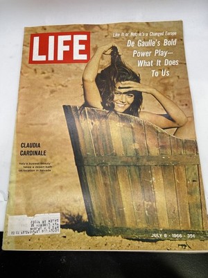 LIFE Magazine July 1966 Vol. 61 No. 2 Claudia Cardinale De Gaulle TIME Inc.