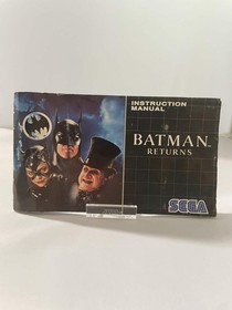Sega Mega Drive Batman Returns Nintendo NES/ PlayStation/ Retro/ Vintage/ CIB