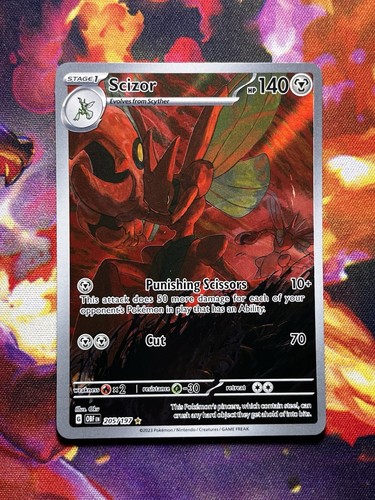 Scizor (205/197) Carta Pokémon Ultra Rara Original TCG | Brasil