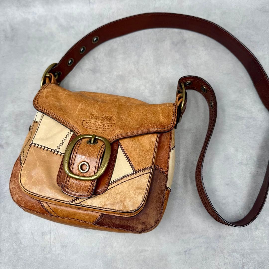 Coach Bleeker Patchwork 65th Anniversary Shoulder… - image 1